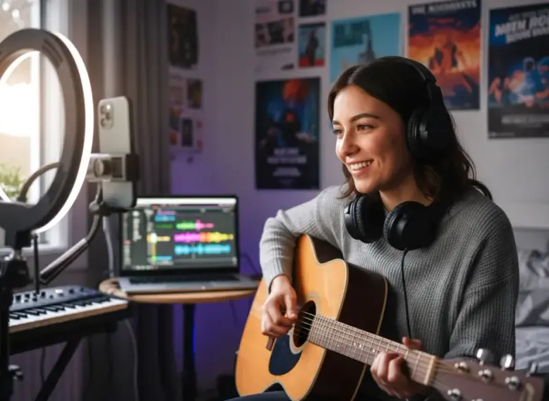 Konkursy muzyczne w erze TikToka. Czy internetowe przeglądy talentów zastąpią telewizyjne show?