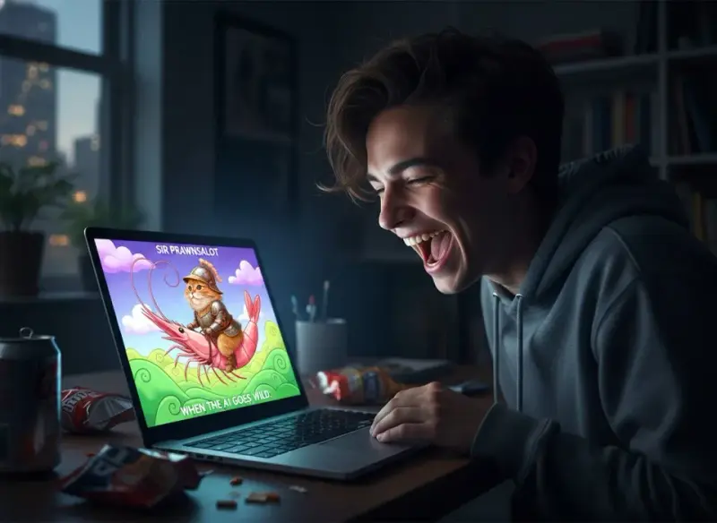 AI generuje memy. Nowa fala surrealistycznego humoru z internetu