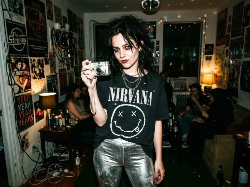 Indie sleaze w modzie. Powrót estetyki lat 2000.