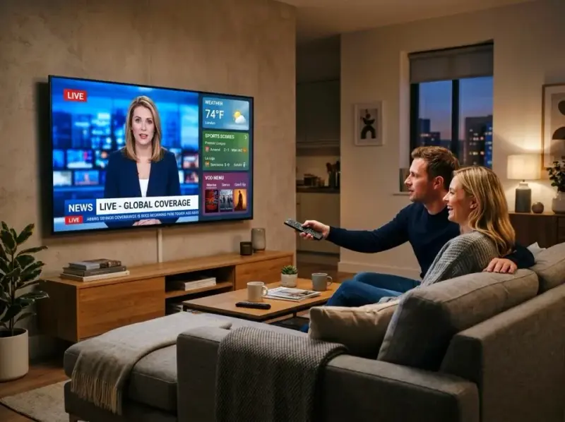 Telewizja hybrydowa: rozwój usług HbbTV w Polsce