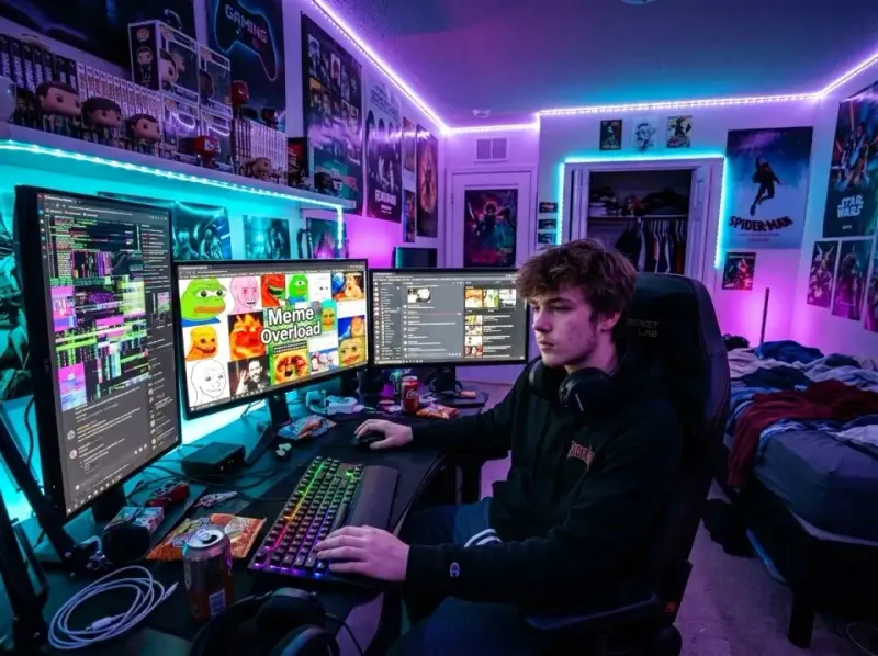 Brain rot w sieci. Nowy kod językowy pokolenia Alpha.