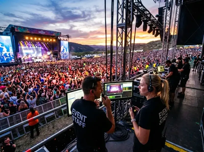 Bezpieczeństwo na festiwalu. Kulisy pracy specjalistów od zarządzania tłumem.