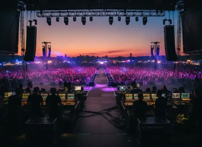 Logistyka festiwalu muzycznego od kulis. Zobacz, jak powstaje miasto na jeden weekend