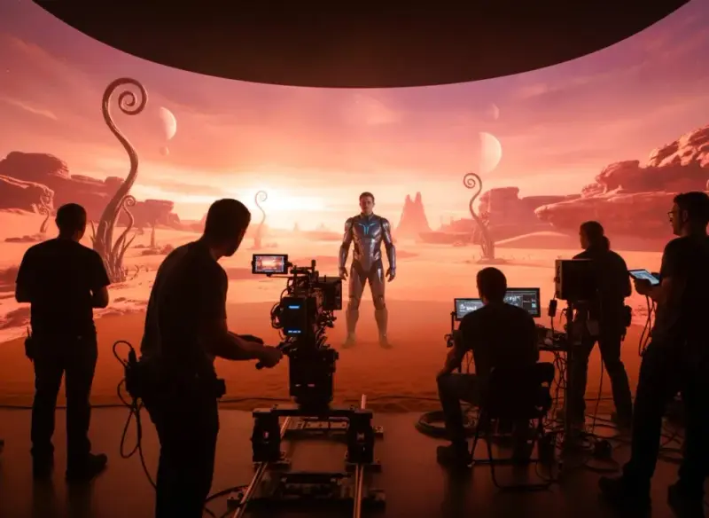 The Volume kontra green screen - poznaj technologię, która rewolucjonizuje efekty specjalne.