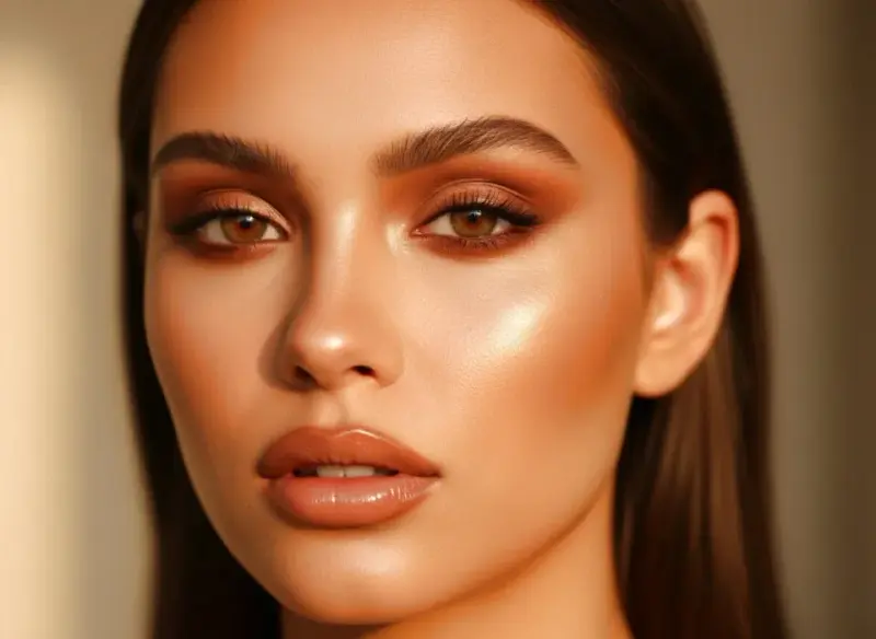Latte Makeup to hit TikToka. Zobacz, jak krok po kroku stworzyć ten zmysłowy, monochromatyczny look.