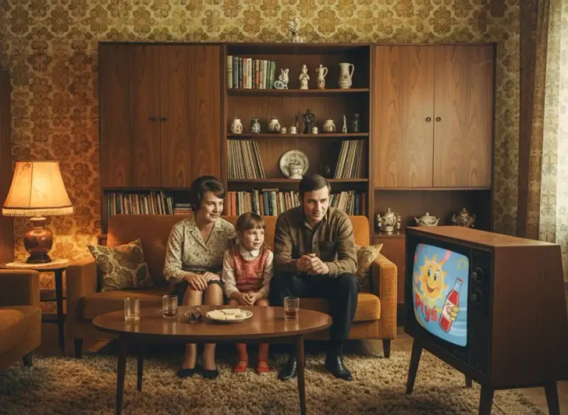 Reklamy z czasów PRL-u - poznaj kultowe hasła i spoty, które kształtowały epokę.