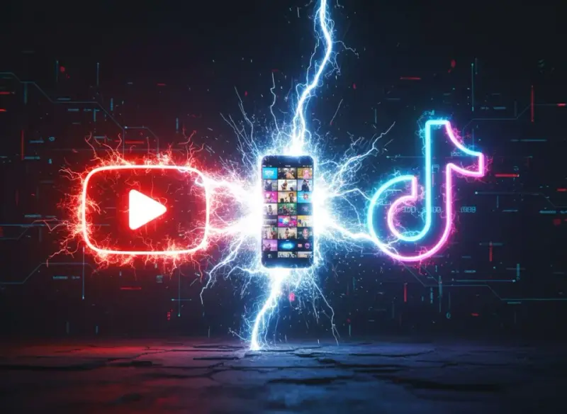 Wojna formatów wideo. Jak YouTube Shorts zmieniają grę dla twórców i widzów