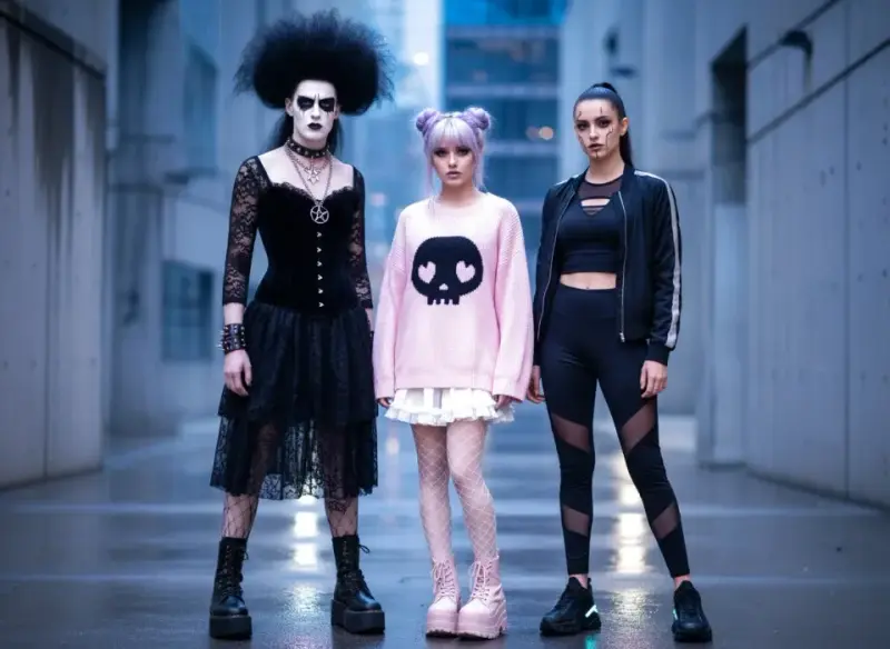 Styl gotycki w nowej odsłonie - od trad goth do health goth. Zobacz, jak ewoluuje mroczna estetyka.