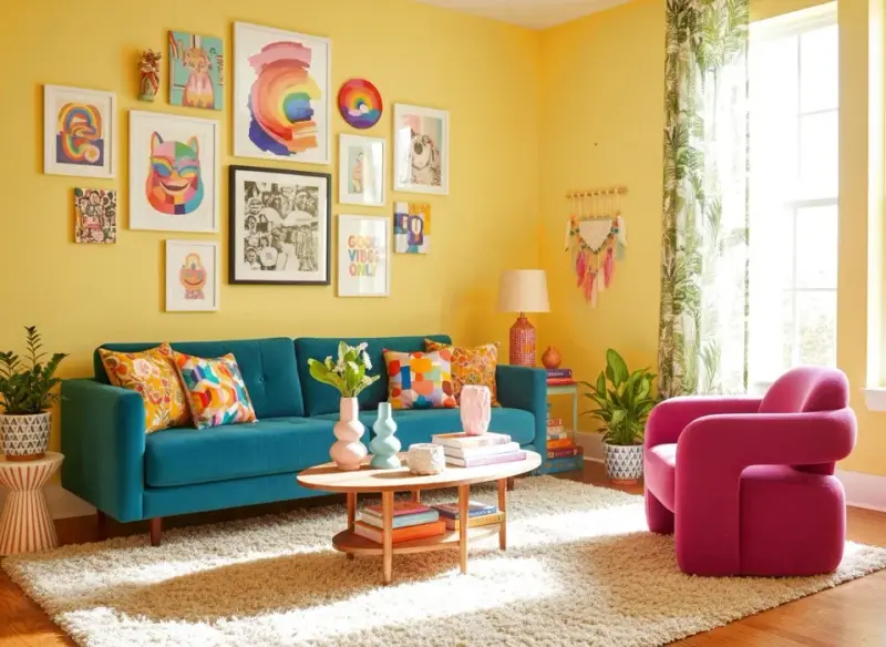 Dopamine decor wkracza do wnętrz. Zobacz, jak stworzyć radosną i energetyczną przestrzeń.