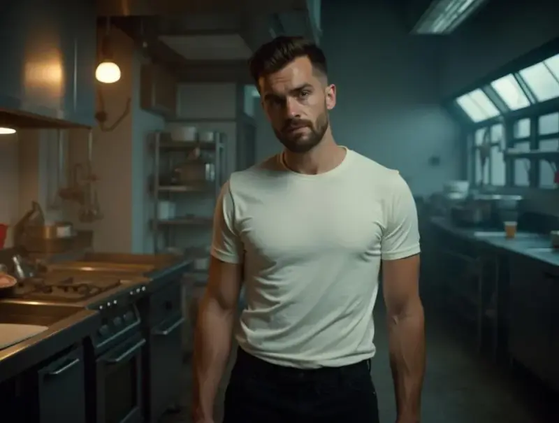 Fenomen stylu z serialu The Bear - poznaj sekret idealnego białego T-shirtu i estetyki workwear.